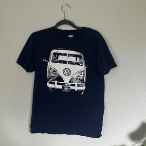navy blue shirt. size small. old navy.
